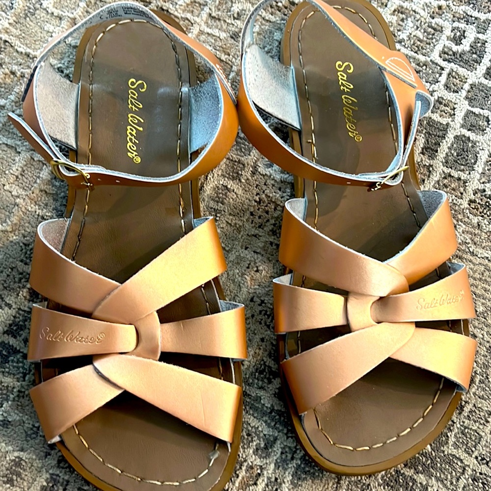Rose Gold Saltwater Sandals